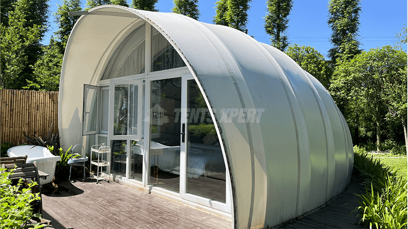 permanent glamping tent