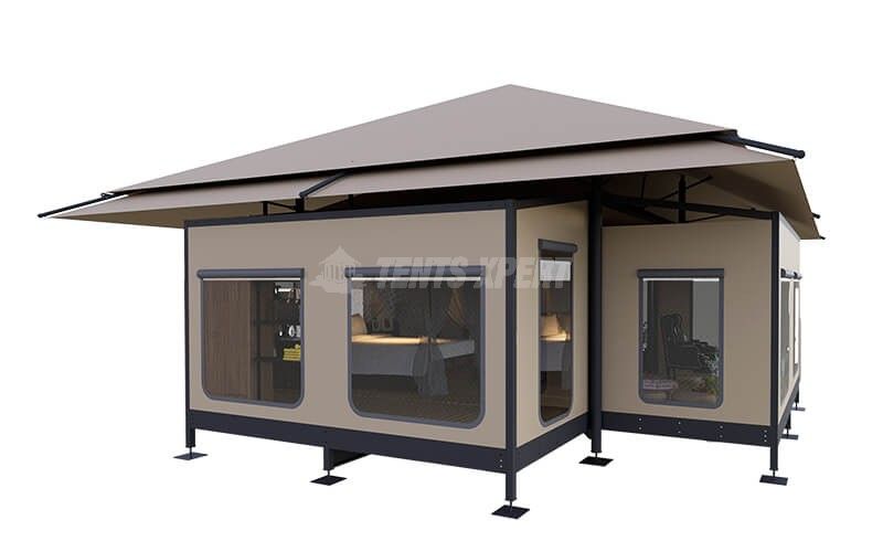 Tente en toile glamping