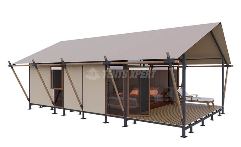 modern safari tent