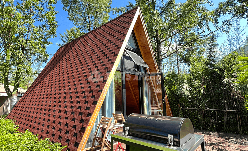 une cabine à ossature