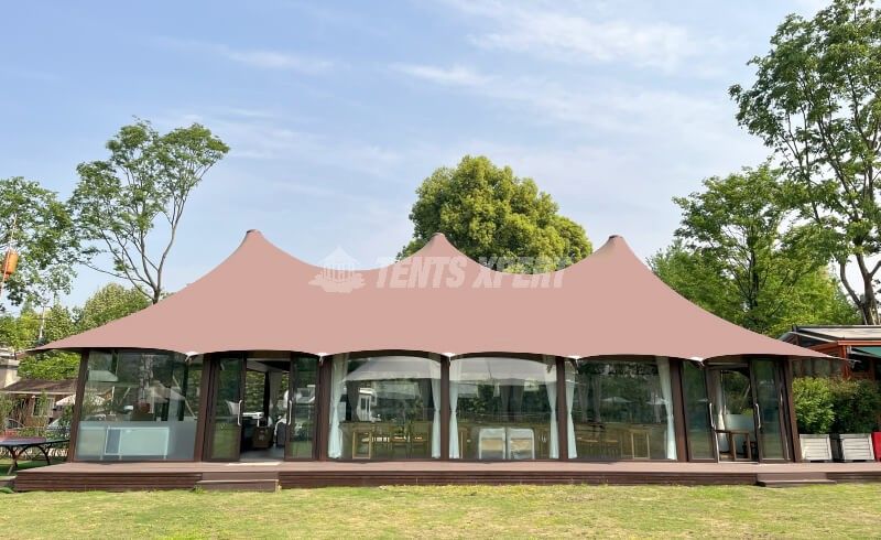 glass wall tent