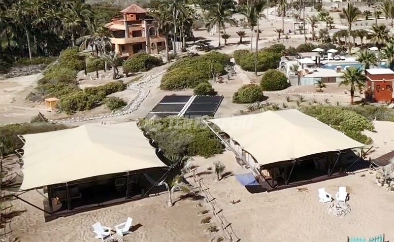 tente de glamping haut de gamme