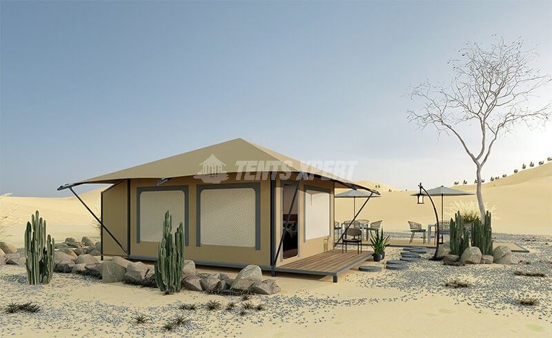 tente cabine safari en toile