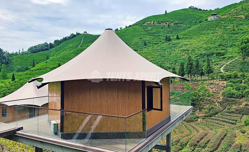 lodge cabin tent