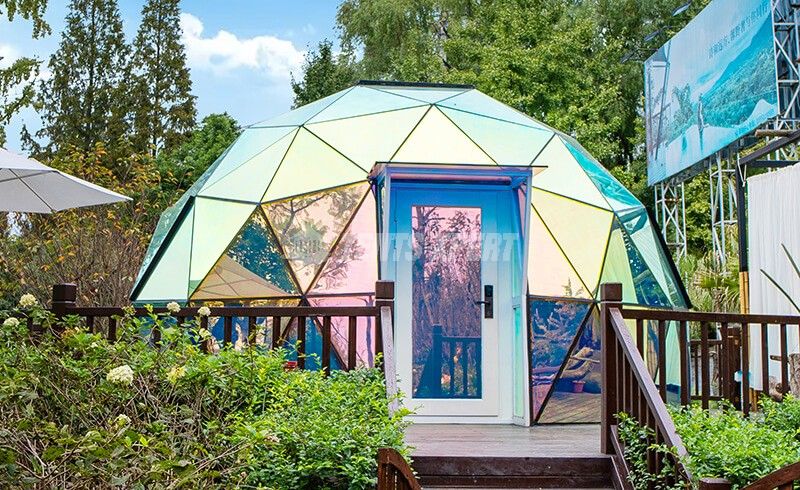 glass igloo tent