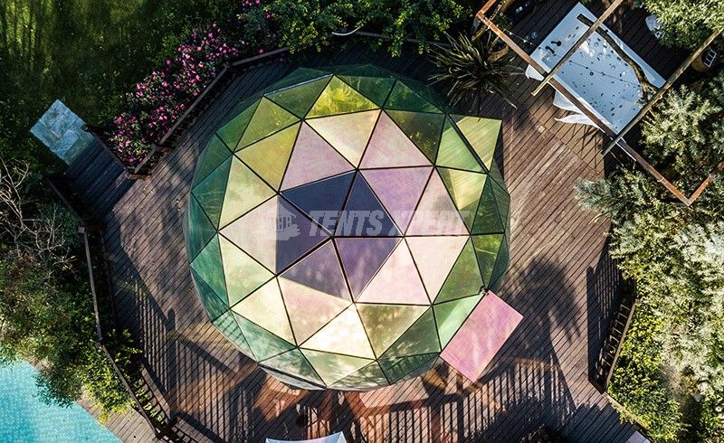 glass dome tent