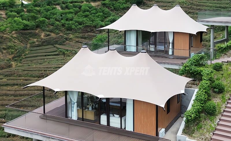 resort glamping tent