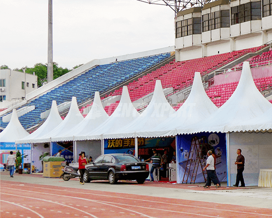 Tente pagode pour stade