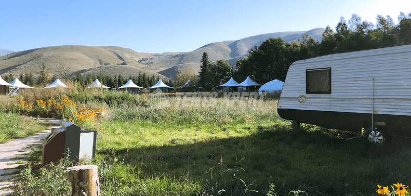 Drive Glamping Site in Nalatixinyi, Xinjiang