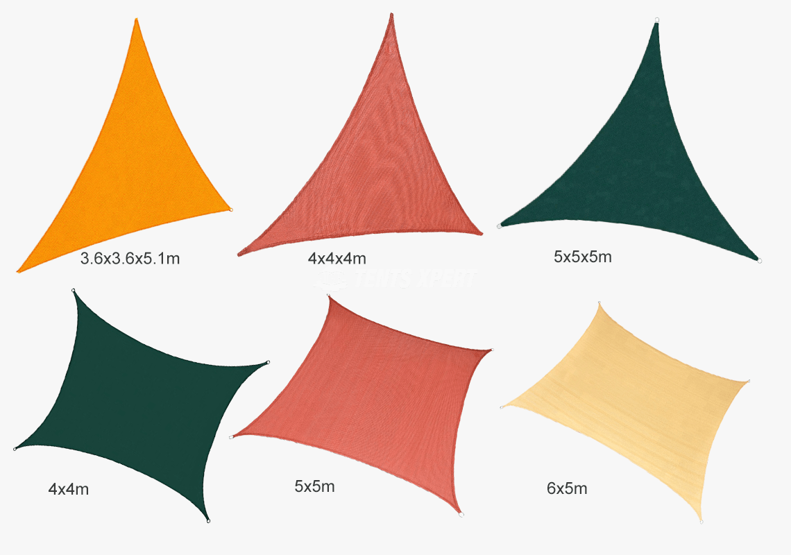 Sun Shade Cloth Size and Shape