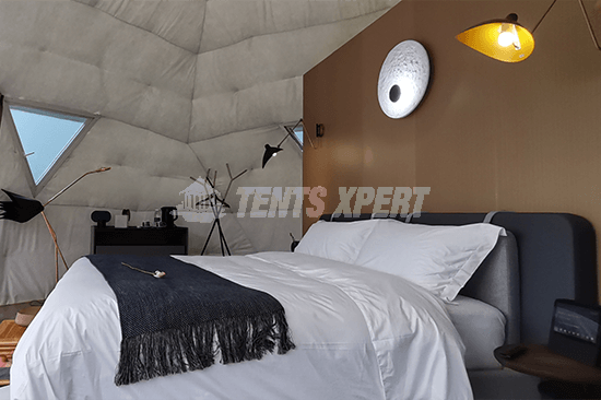 Glamping Dome Interior decoration - 01