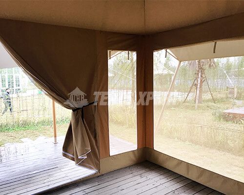 Glamping Safari Tents Window