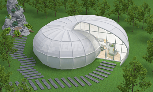 Shell-shaped Tent design 01