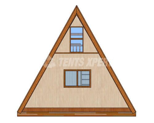 a frame cabin design drawing 02