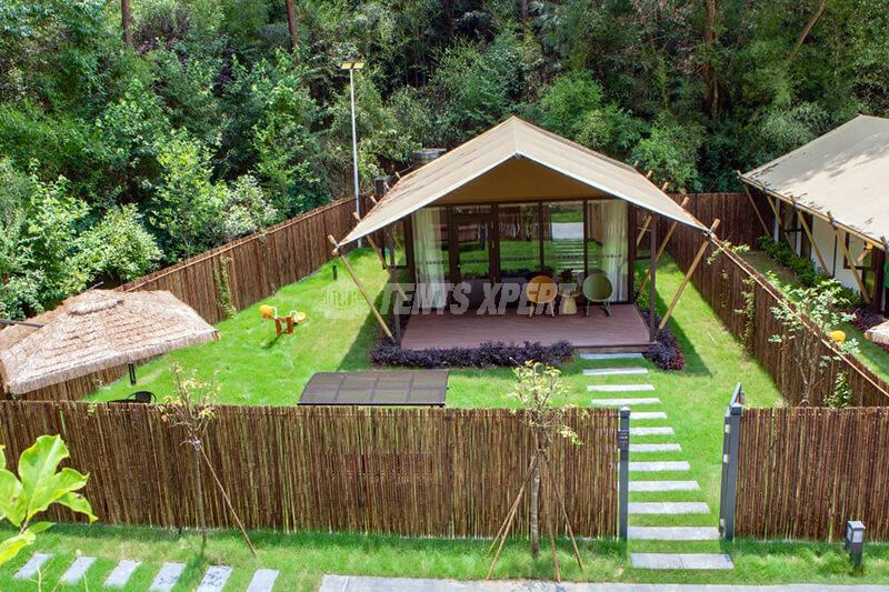 glamping safari tent