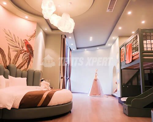 shell shaped tent interior 01