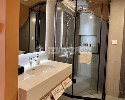 cocoon tent bathroom