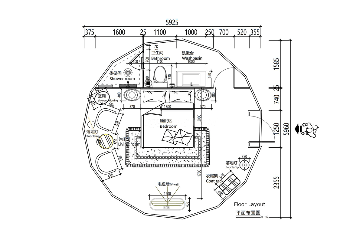 powerdome tent floor layout