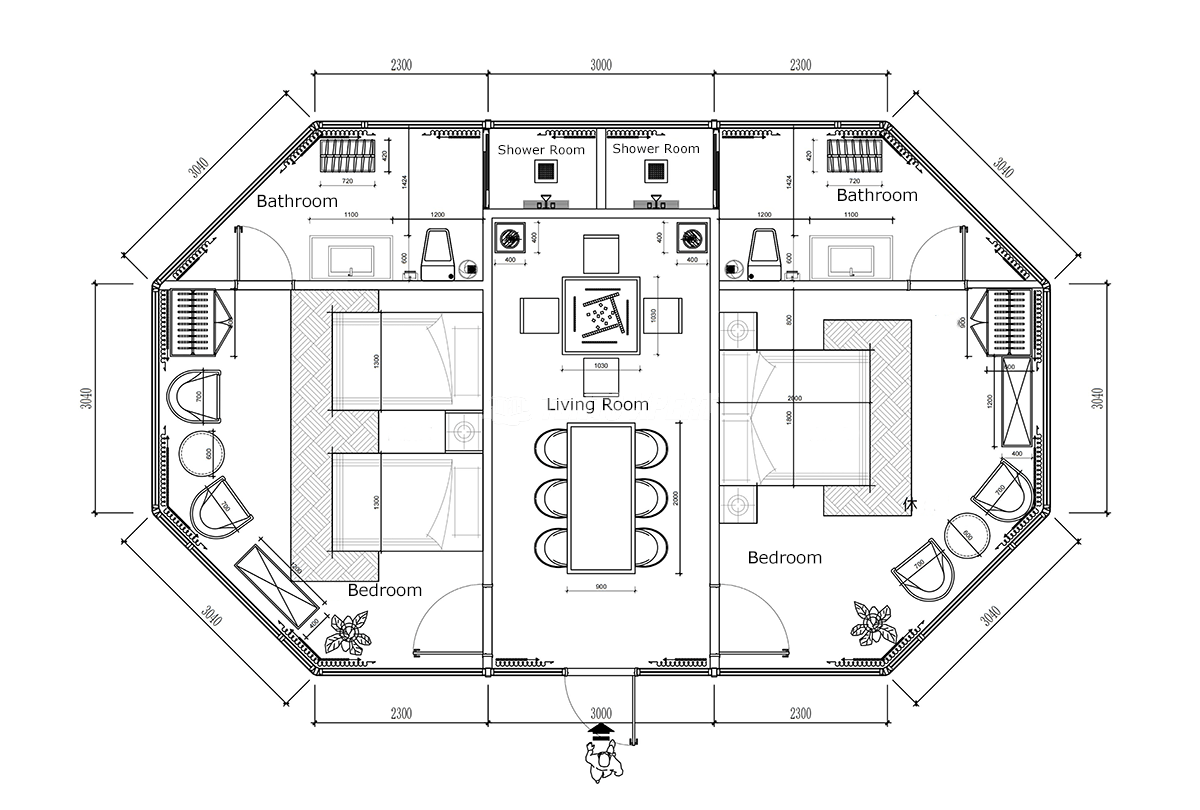 Glass Wall Tent - Family Lodge Tent