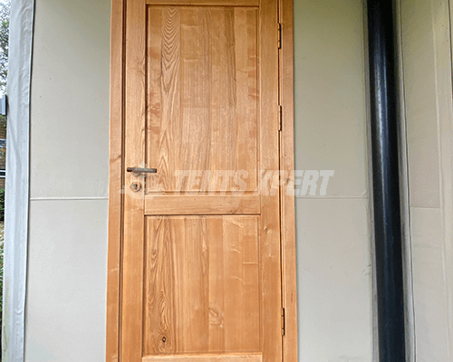 tent wooden door