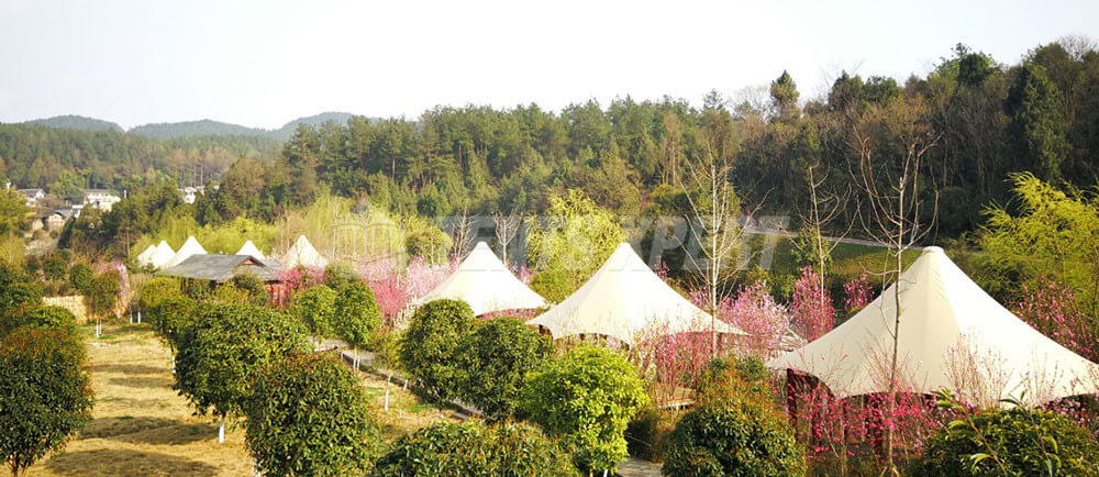 New Luxury Tented Camp on the Island of Peach Blossom