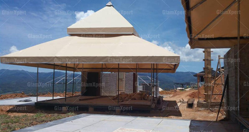 Aman resort tent