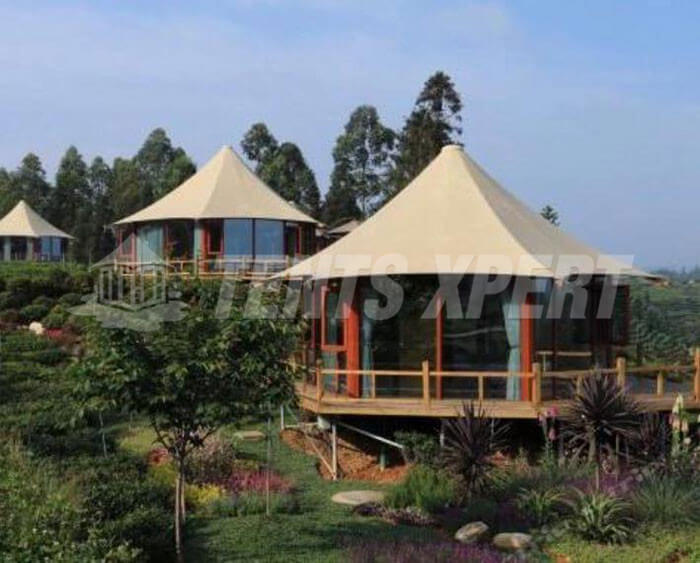 luxury hotel tent for resort