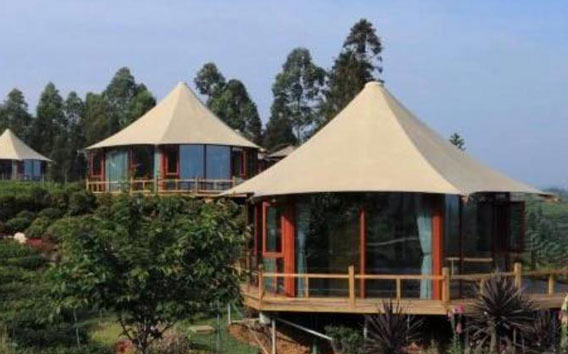 YA'AN Tente Villa Jardin de Thé Vert